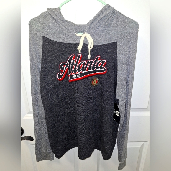 A New Era official MLS Atlanta United long sleeve hoodie in a size large and XL. - Picture 1 of 6